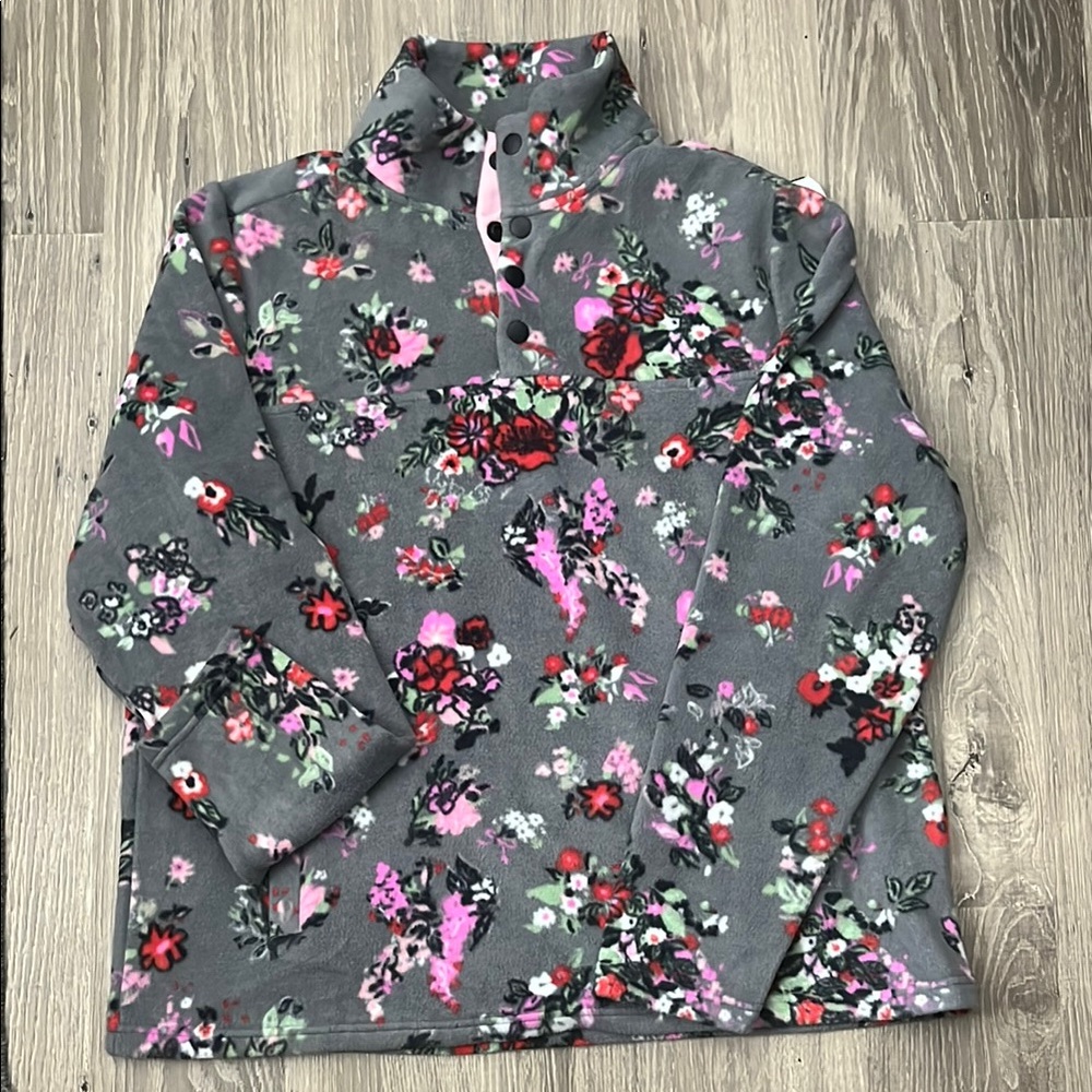 Vera Bradley fleece pullover/M
